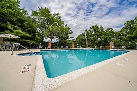 Outdoor Pool at Hunt Club Apartments, Copley, Ohio
