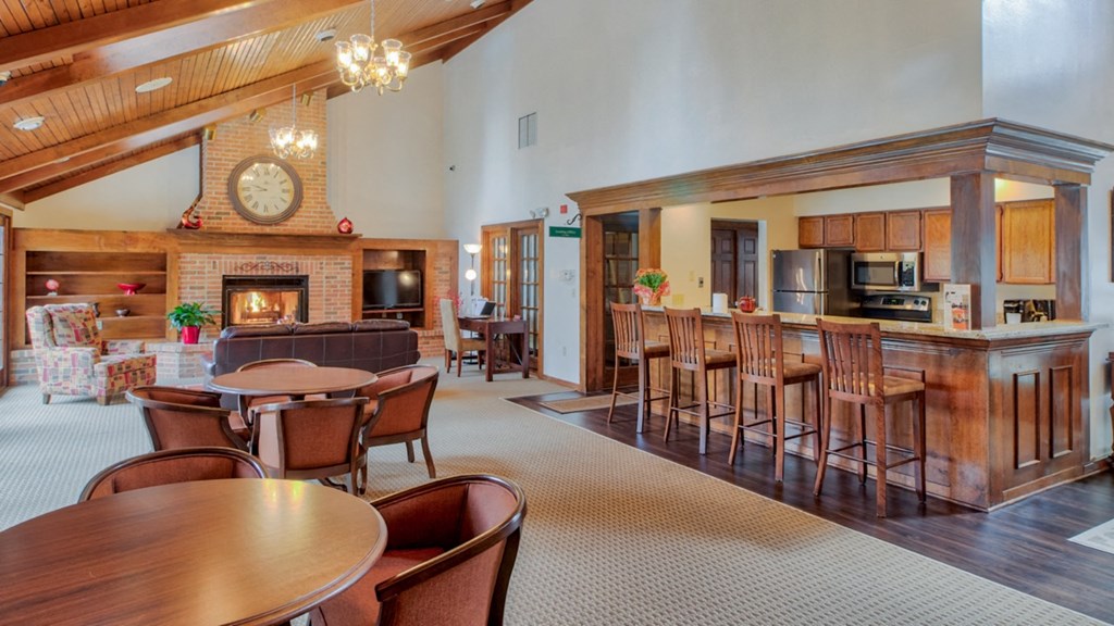 Luxurious Club House at Hunt Club Apartments, Integrity Realty, Copley, OH