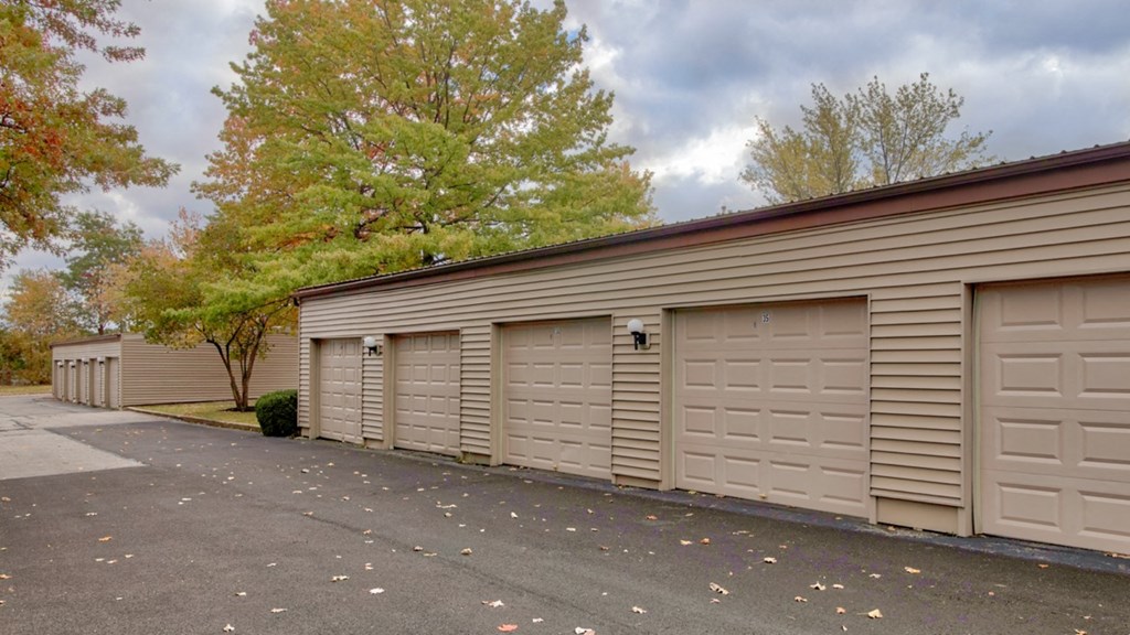 Garage Parking Available at Hunt Club Apartments, Integrity Realty, OH