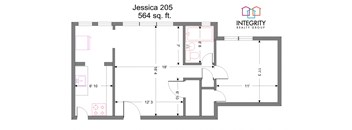 Jessica 1 Bedroom 1 Bath A at Integrity Cleveland Heights, Cleveland Heights