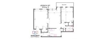 Jessica 1 Bedroom 1 Bath F at Integrity Cleveland Heights, Ohio, 44106