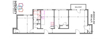 Jessica 2 Bedroom 1 Bath A at Integrity Cleveland Heights, Ohio
