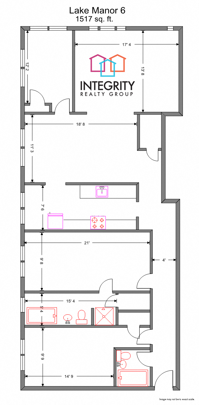 Lake Manor 3 Bedroom 2 Bath at Integrity Gold Coast, Cleveland, OH
