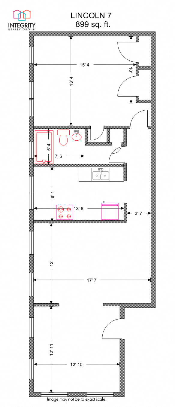 The Lincoln 1 Bedroom 1 Bath at Integrity Gold Coast, Ohio