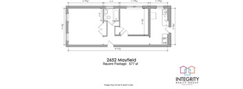 2652 Mayfield 1 Bedroom 1 Bath