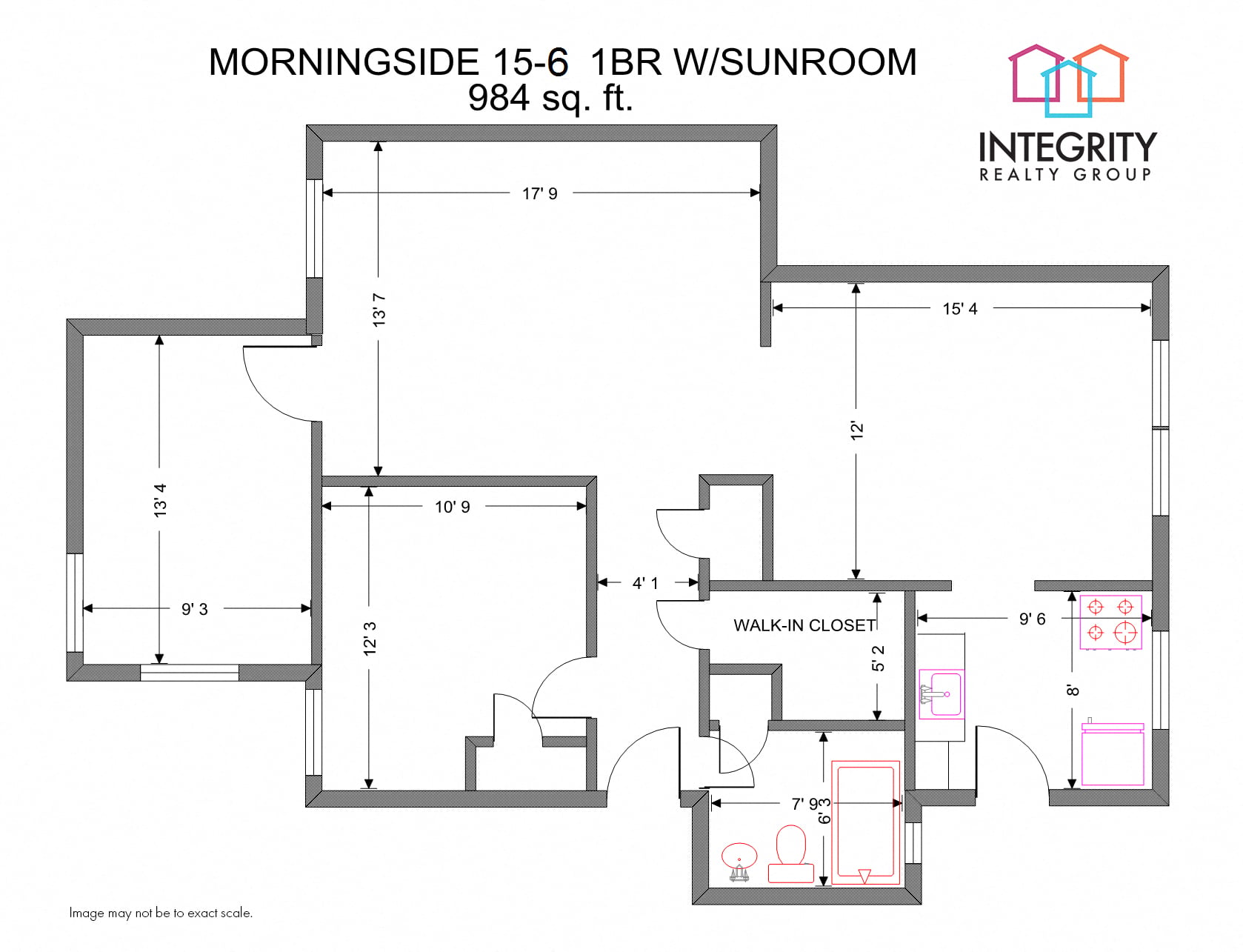 Morningside 1 Bedroom 1 Bath Large at Integrity Gold Coast, Cleveland