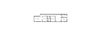 Spacious 3 Bedroom, 1 Bath Floorplan Image