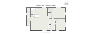 2 Bedroom 1.5 Bath