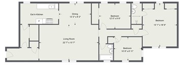 Overlook Park 2 Bedroom 1.5 Bath at Integrity Cleveland Heights, Cleveland Heights, OH, 44106