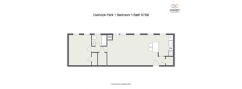 Overlook Park 1 Bedroom 1 Bath A