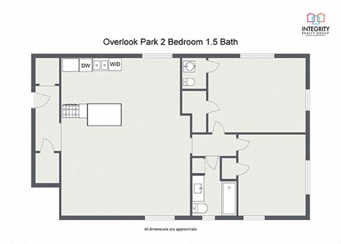 Overlook Park 2 Bedroom 1.5 Bath at Integrity Cleveland Heights, Cleveland Heights, Ohio