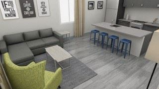 Typical Townhome furnishings at Reserve Overlook Apartments, Integrity Realty, Cleveland Heights, Ohio