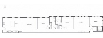 Pasadena 3 Bedroom 3 Bath Floor Plan at Integrity Cleveland Heights, Cleveland Heights, 44106