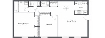 a blueprint of a floor plan of a house