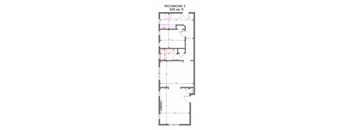 1 Bedroom 1 Bathroom Floor Plan at Integrity Cleveland Heights, Cleveland Heights