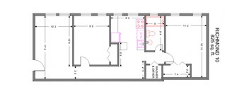 2 Bed 1 Bath Floor Plan at Integrity Cleveland Heights, Cleveland Heights