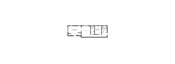 Spacious 1 Bedroom, 1 Bath Floorplan Image