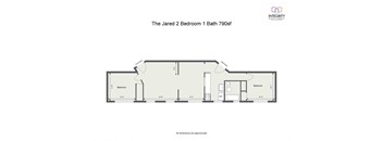 The Jared 2 Bedroom 1 Bath