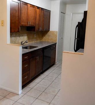Renovated Kitchen available at Huntington Hills Townhomes, Integrity Realty, Stow, 44224