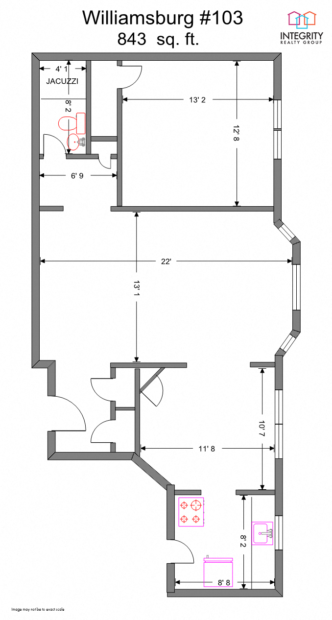 Williamsburg 1 Bedroom 1 Bath