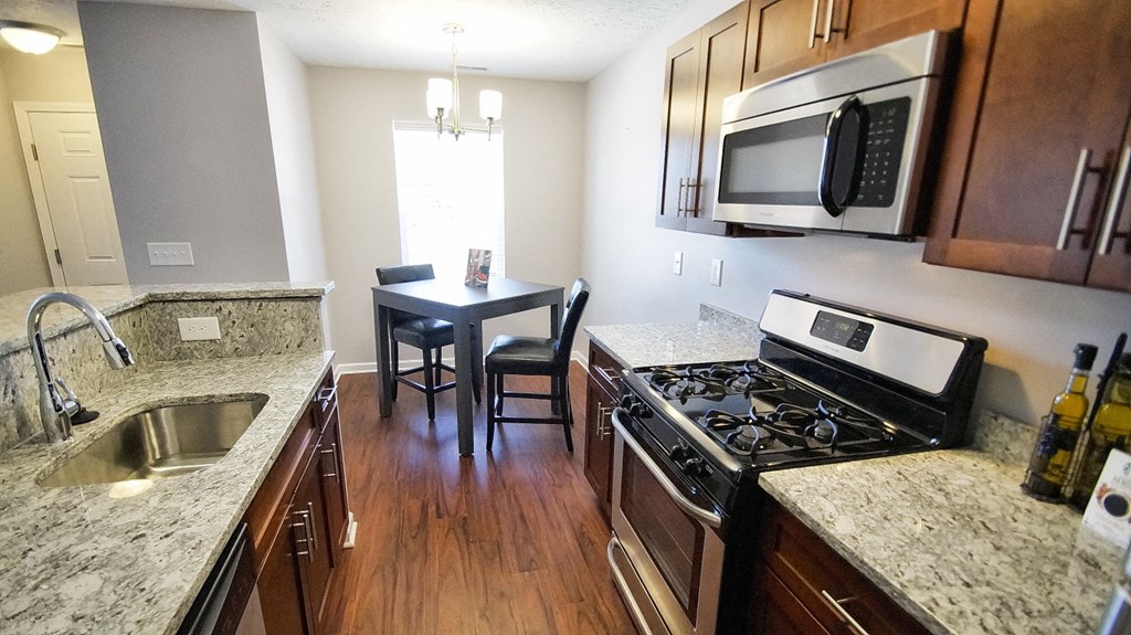 Townhome Kitchen at The Reserves at 1150 Apartments, Integrity Realty LLC, Parma, OH