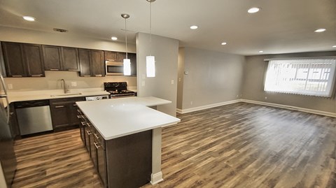 Wood Inspired Plank Flooring at Old Green Place Apartments, Integrity Realty LLC, Beachwood, OH, 44122