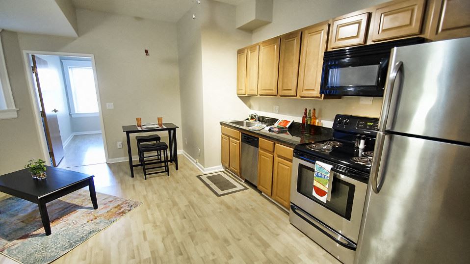 Updated Kitchen  at Tremont Terraces Apartments, Integrity Realty LLC, Ohio