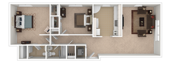 Park East 2 Bedroom 1.5 Bath