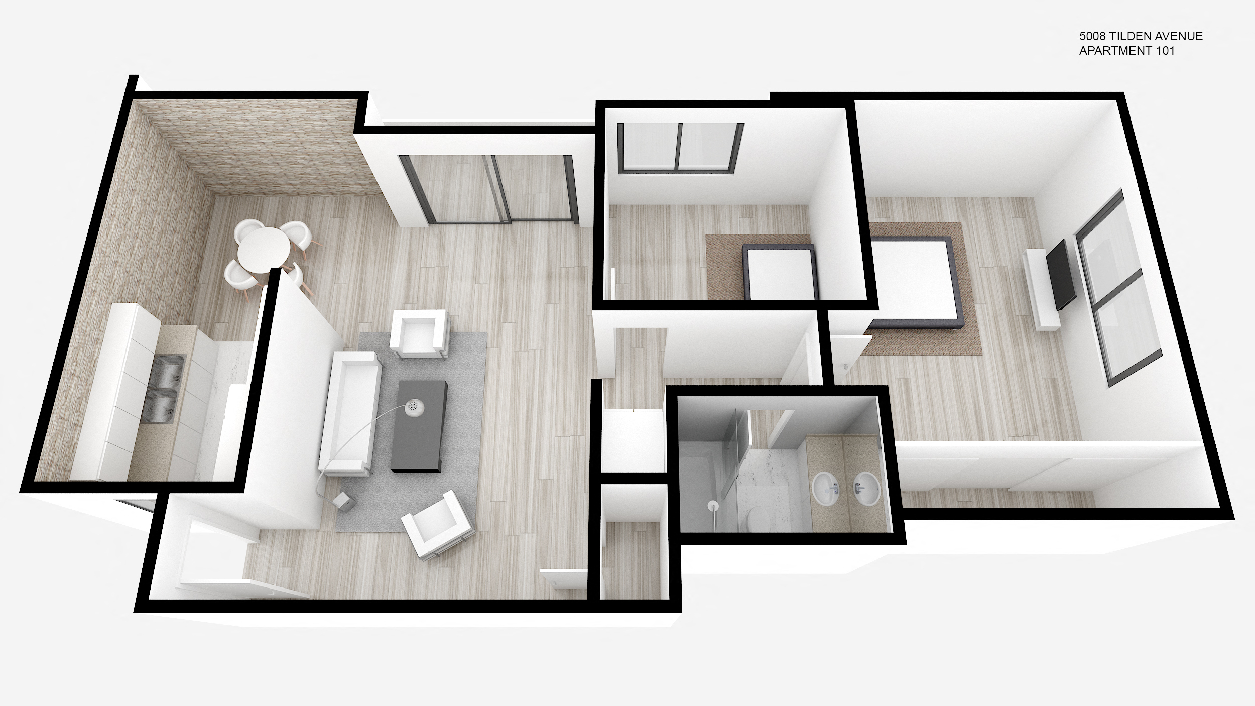 One Bed + One Bath w/ Den