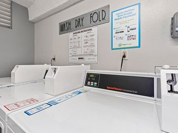 Clean and well maintained on-site laundry rooms.