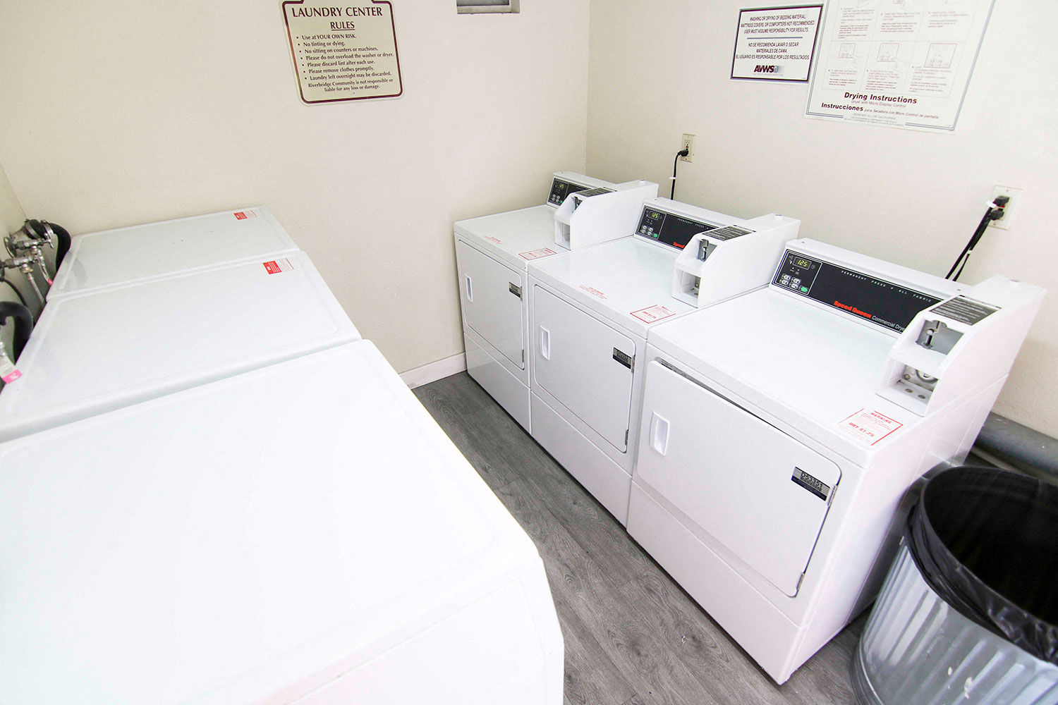 Clean and well maintained on-site laundry rooms.