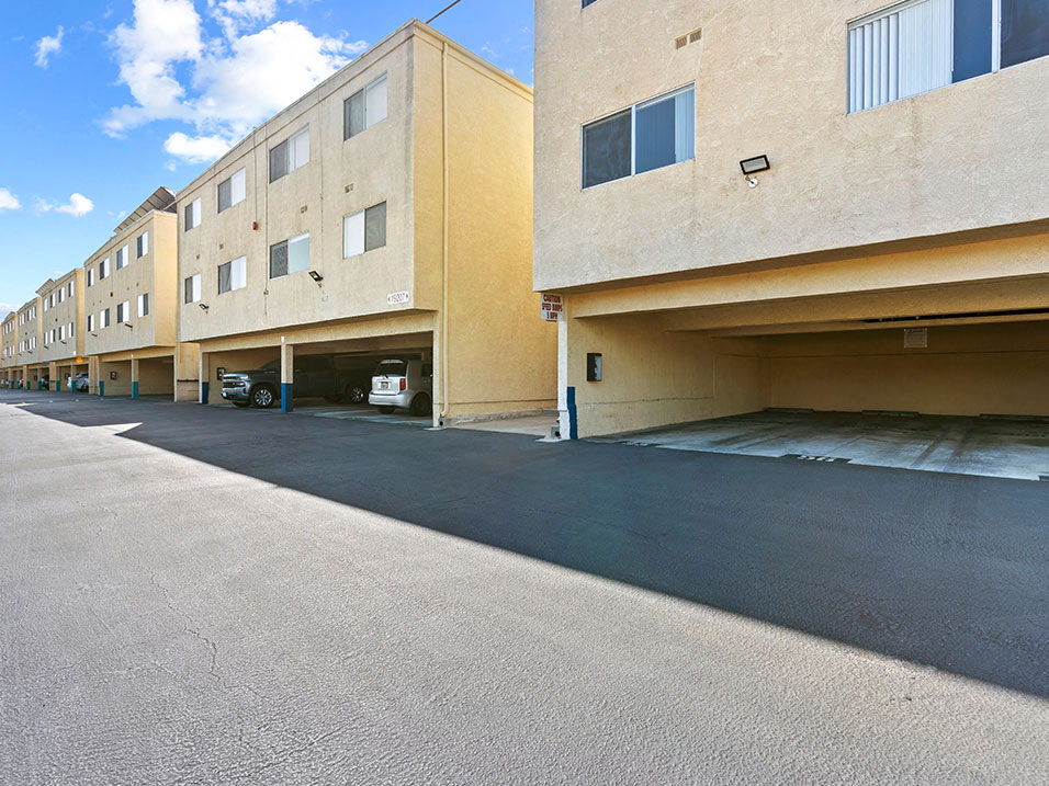 Tuck under and lot parking at each of five buildings.