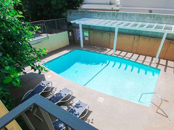 Community pool at National Apartments