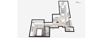 One Bedroom + One Bath