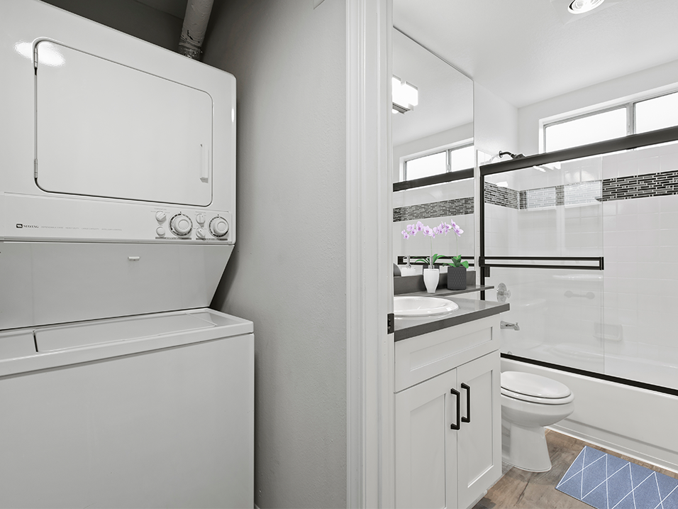 All units have in-unit washers and driers.