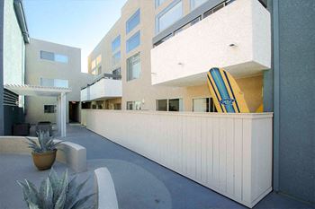 Patio facing Hughes Regency courtyard