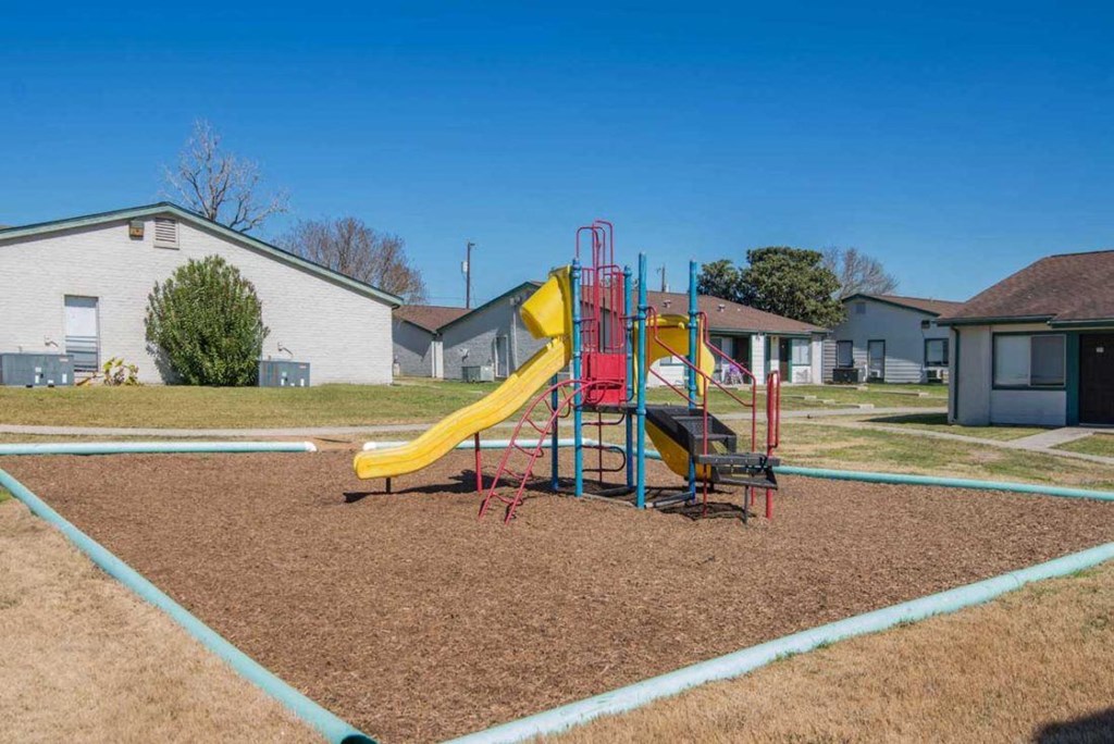 our apartments have a playground for your kids to play