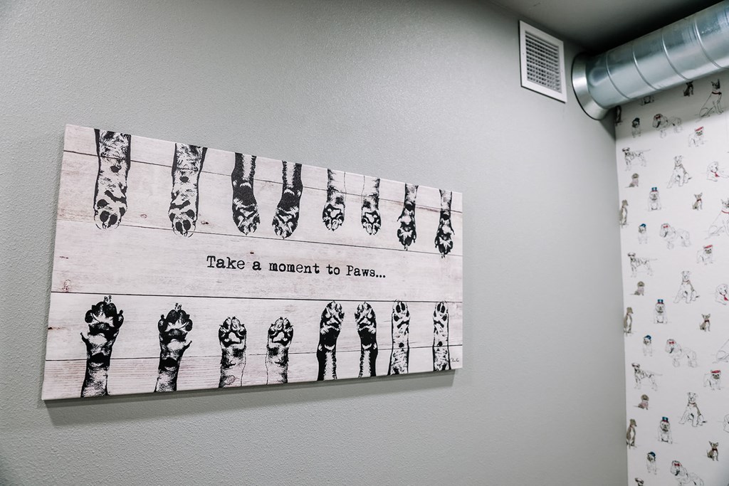 a sign on a wall that says take a moment to fear