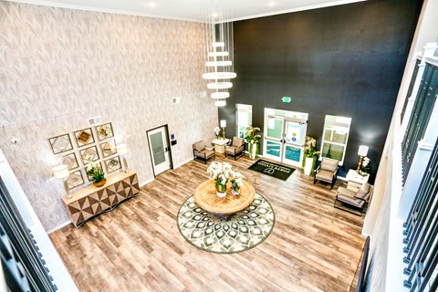 Aerial View of Lobby