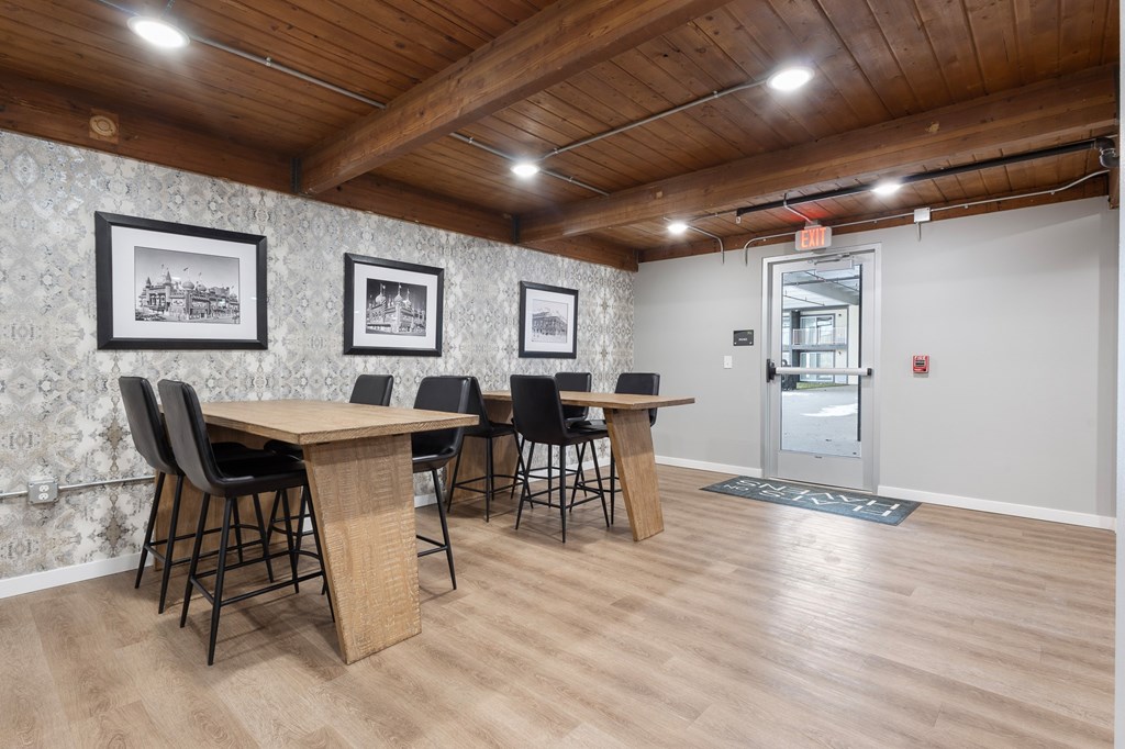 Common Room with Tables and Chairs