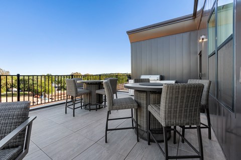 Communal Balcony with Seating