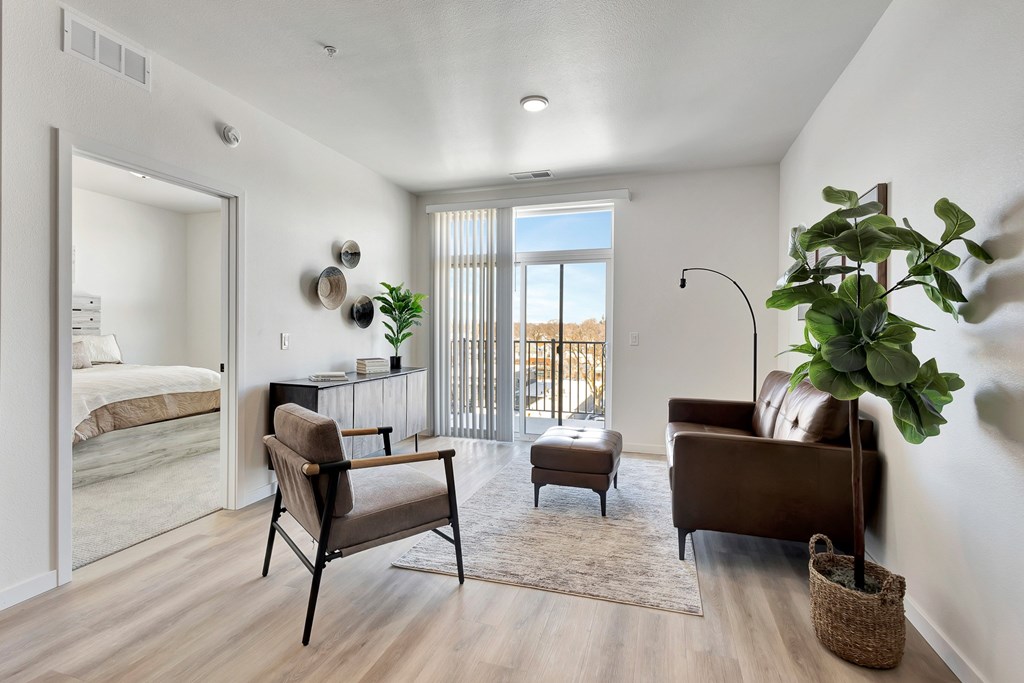 1 Bedroom Furnished Living Room