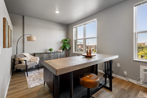 Cove Studio Furnished Living Room