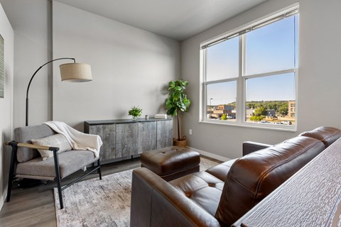 Cove Studio Furnished Living Room