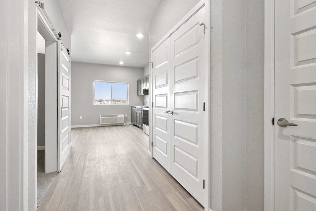 Studio Hallway and Closet