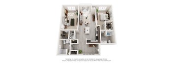 Crosswinds - 2 Bed / 2 Bath floorplan