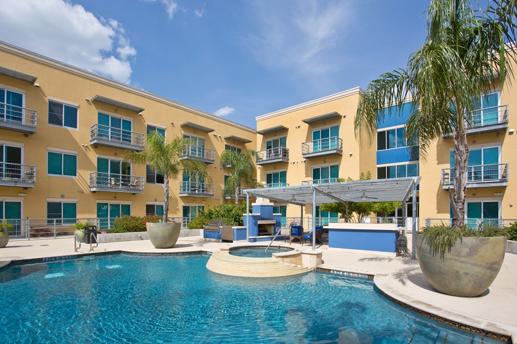 Sparkling Pool at The Mosaic on Broadway, Texas, 78215