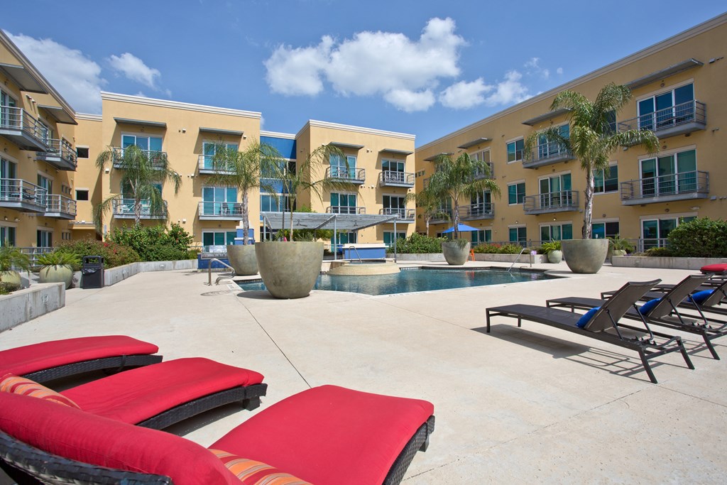 Pool and Lounge at The Mosaic on Broadway, Texas, 78215