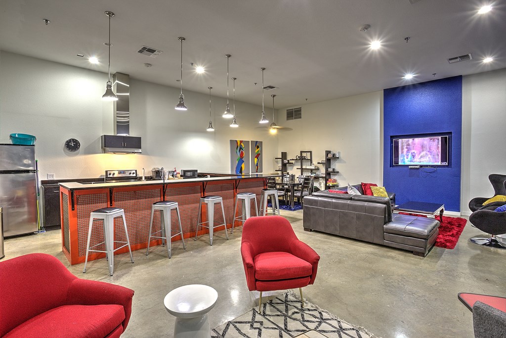 Resident Lounge at The Mosaic on Broadway, San Antonio, 78215