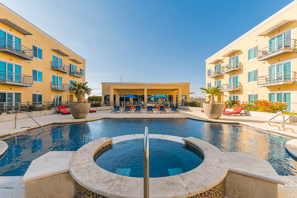Resort-style Pool at  at The Mosaic on Broadway, San Antonio